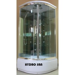 internal mechanical Guarantee Kabina prysznicowa z hydromasażem hydrosan WSH4401-09 S SAUNA 90x90cm 90x90