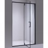 Drzwi prysznicowe uchylne 90x200 SH08B Czarne Black