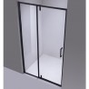 Drzwi prysznicowe uchylne 90x200 SH08B Czarne Black